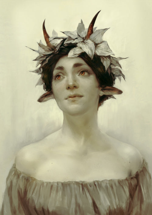 Lady in Leaf Crown