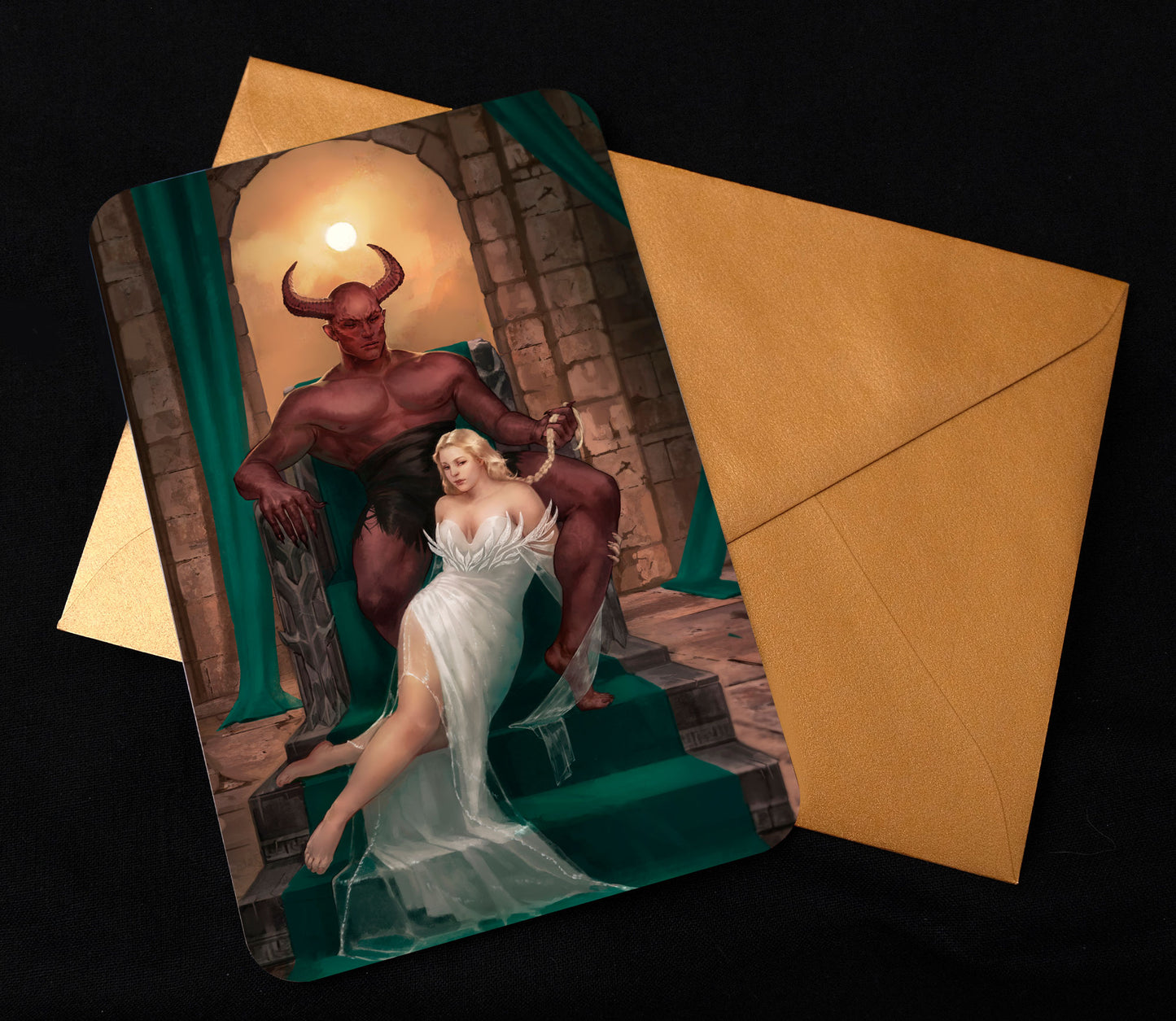 A Deal With a Demon illustrations